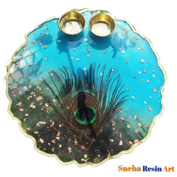 Resin Platter Moor Pankh theme