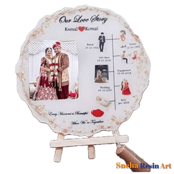 Couple Frame-Resin Art