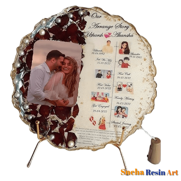 Couple Frame-Resin Art