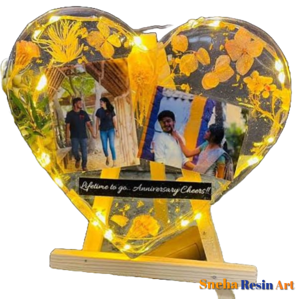 Heart Shape Resin Frame