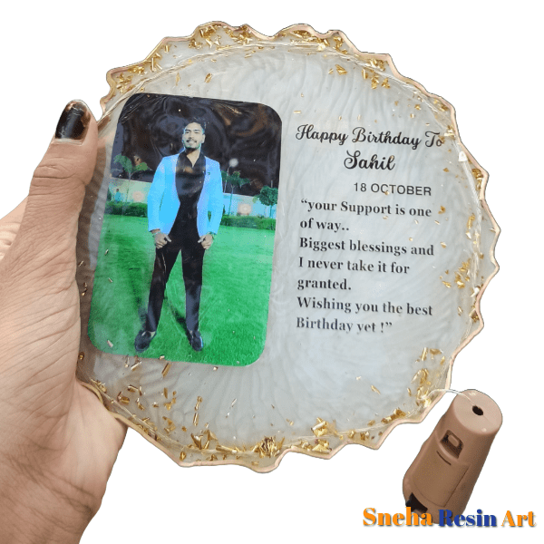 Birthday Frame-Resin Art