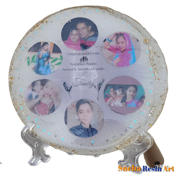 Family Memories frame -Resin Art