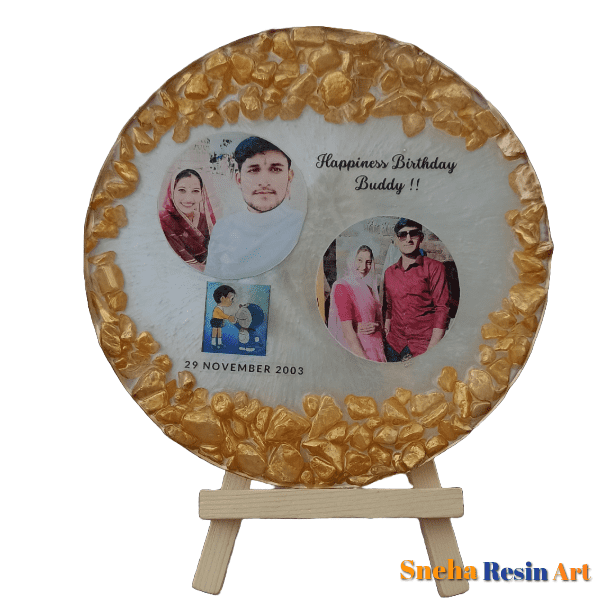 Birthday/Anniversary Frame -Resin Art